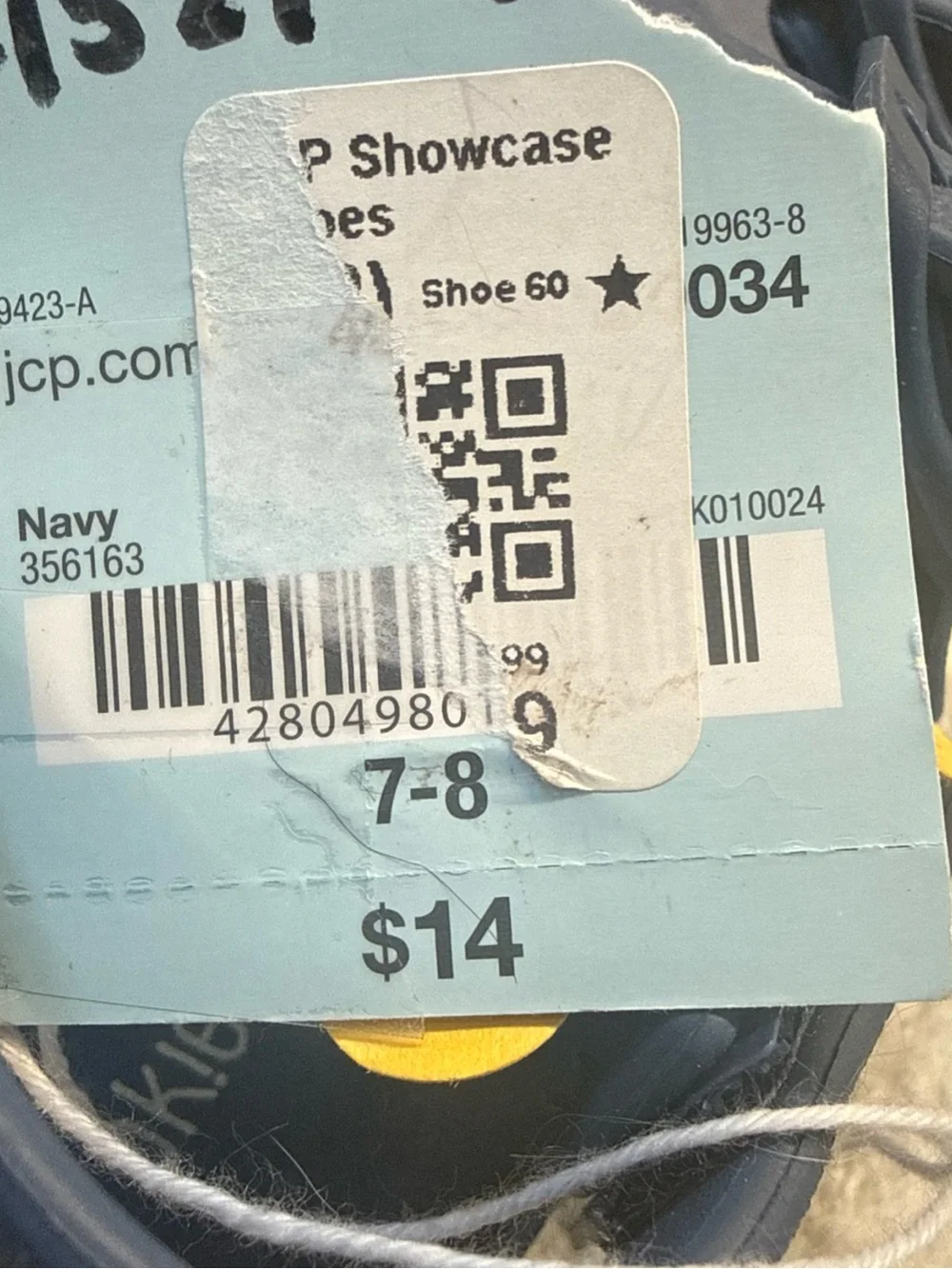 jcpenney Okie Dokie Blue Kids' Double Strap Adjustable Sandals